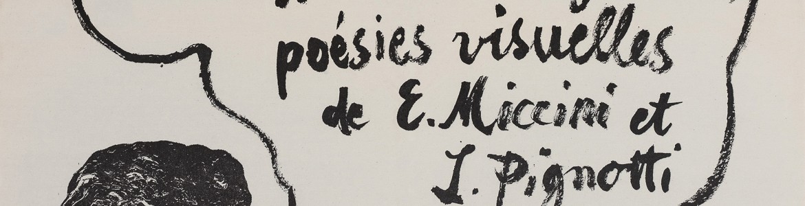 texte de G. Dorfles, pholitografies de A. Bueno, S. Loffredo et A. Moretti, graphies musicales de S. Bussotti et G. Chiari, poésies visuelles de E. Miccini et L. Pignotti