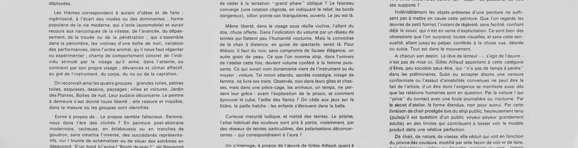 Gilles Aillaud (retro)